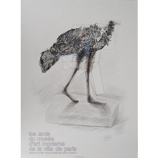 Cesar, Poule en marche, Lithograph For Sale