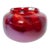 1980s Hand-Blown Ruby Ombre Glass Vase For Sale