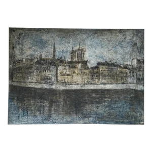 1965 Moishe Smith Paris Color Etching