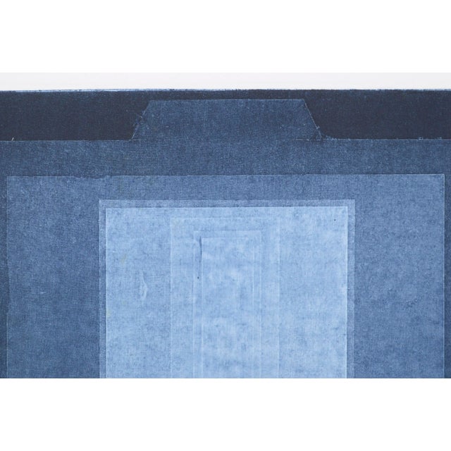 Abstract "Kimono 10" Abstract Geometric Lithograph by Patricia A. Pearce For Sale - Image 3 of 5