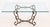 Mid-Century Modern Mid-Century Modern Glass Top Wrought Iron Dining Table For Sale - Image 3 of 9
