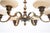 1940s Vintage Brass Chandelier, Western Europe, 1940s For Sale - Image 5 of 7