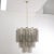 Mid-Century Modern Murano Grey Glass Tronchi Chandelier, 1980s For Sale - Image 3 of 12