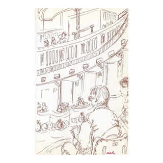 Myriam Cahn Carnegie Hal Drawing For Sale