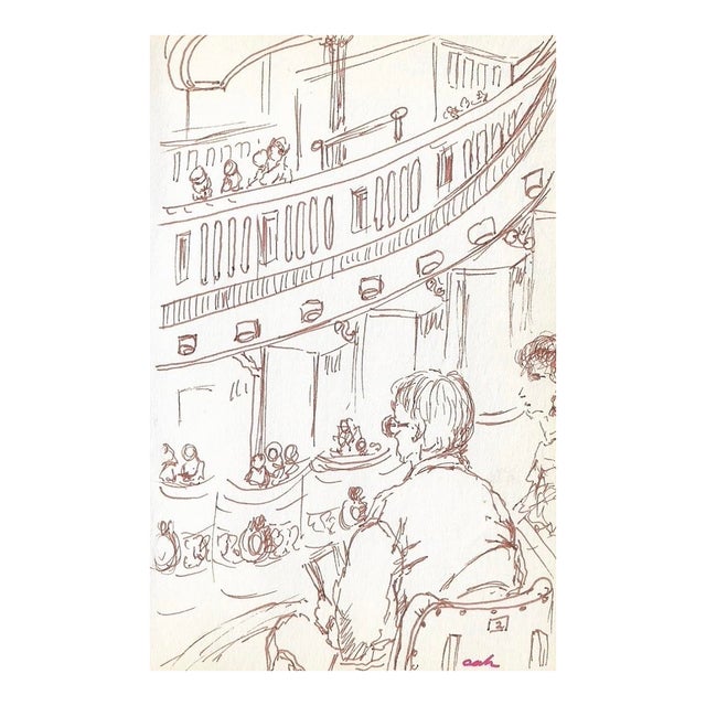 Myriam Cahn Carnegie Hal Drawing For Sale