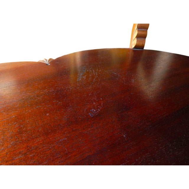 Louis XV Style Mahogany Two-Tier Center Table, Early Century For Sale In Columbus - Image 6 of 11