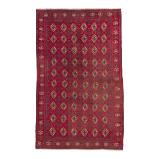 Vintage Turkish Turkmen Rug, 04’09 X 07’08 For Sale