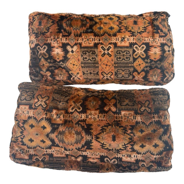 Jack Lenor Larson Documented Lumbar Pillows - A Pair For Sale