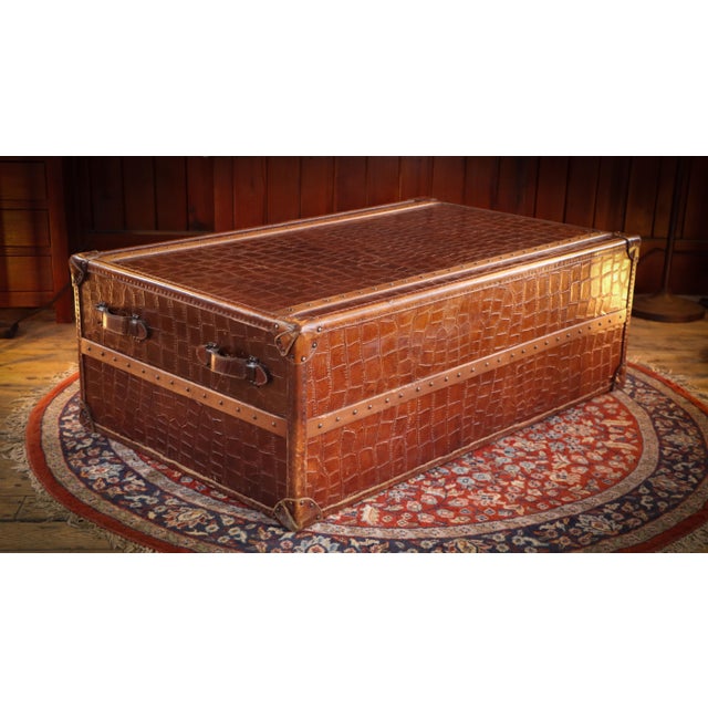 Large Leather Stoneyhurst Coffee Table from Timothy Oulton, 2010s For Sale - Image 13 of 18