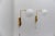 Mid-Century Modern Wall Lamps in Brass and Milk Glass, 1960s, Set of 2 For Sale - Image 4 of 18