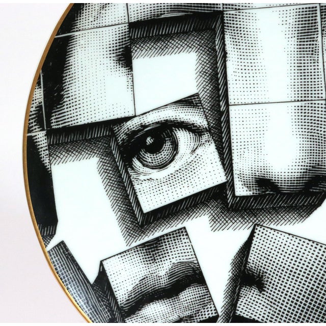 Piero Fornasetti Rosenthal Porcelain Plate, Temi E Variazioni, Motiv 33, With Original Box For Sale In Philadelphia - Image 6 of 12