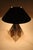 Mid-Century Modern Bicolor Metal and Silk Lampshade Table Lamp, France, 1960s For Sale - Image 13 of 18