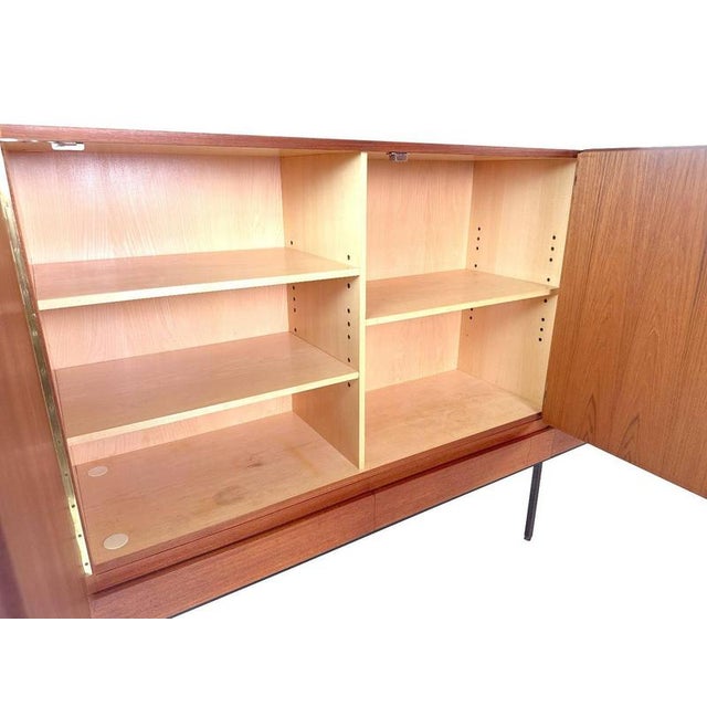 Vintage B60 Highboard in Teak by Dieter Waeckerlin for Behr, 1960s For Sale - Image 9 of 10