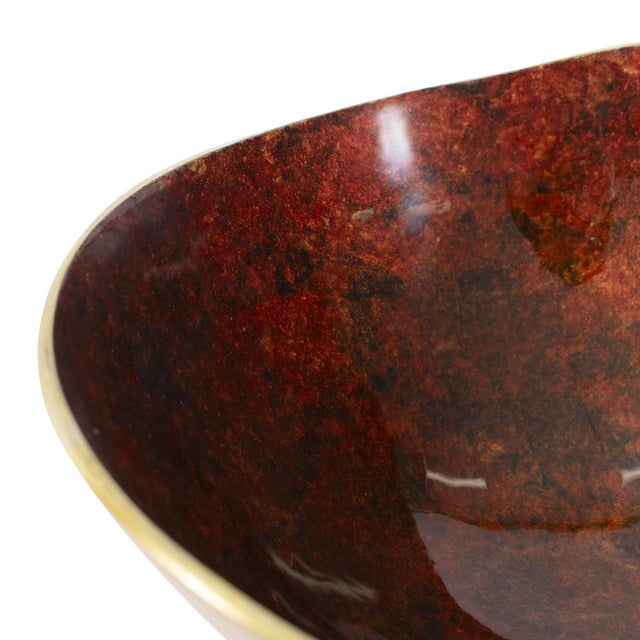 Sharma Crimson Gold Bowl For Sale In Chicago - Image 6 of 11