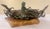 1970s Boy Fishing Figural Sculpture on Stone Base For Sale In Miami - Image 6 of 12