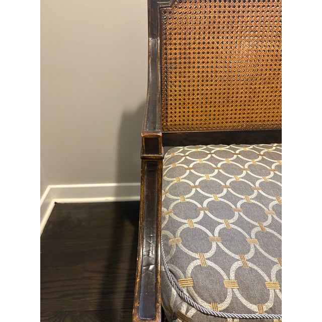 Brown Milling Road by Baker Furniture Double Cane Settee For Sale - Image 8 of 15