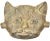 Vintage Hand-Engraved Brass Cat Ashtray For Sale In New York - Image 6 of 6