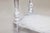 Linen Hand-Painted Whitewashed Solid Wood Console Table - Cottage Entryway Decor For Sale - Image 8 of 13