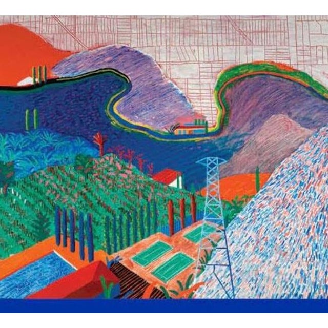 Contemporary David Hockney Mulholland Drive Poster: The Road to the Studio (1980) For Sale - Image 3 of 4