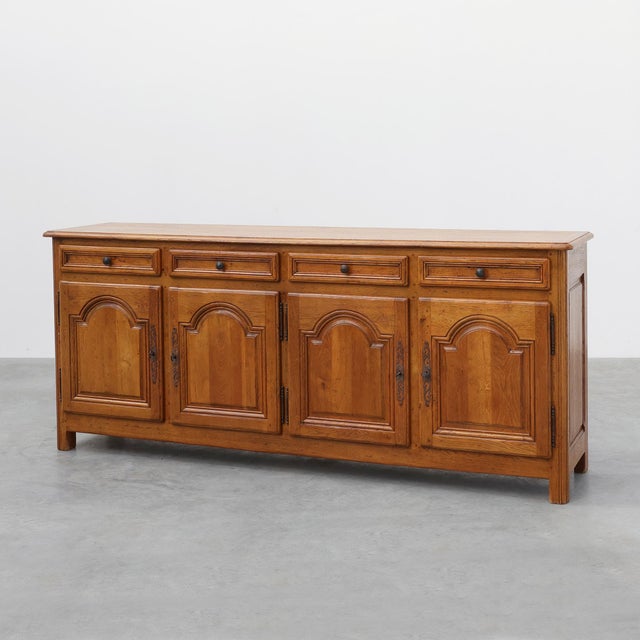 Mid-Century Oak Sideboard from De Tonge, France, 1950s For Sale - Image 15 of 15