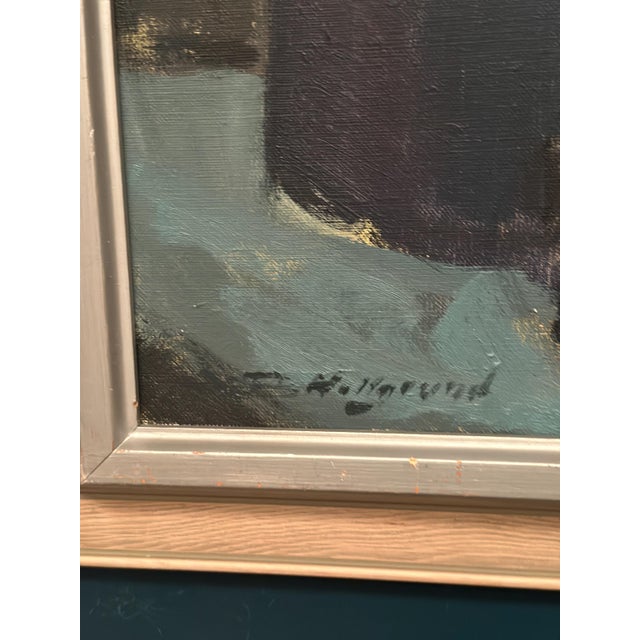 Bengt Hillgrund, Pan and Fruits, 1961, Oil on Canvas, Framed For Sale - Image 17 of 18