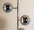 Mid-Century Modern 1970s Vintage Chrome "Eyeball" Shade Floor Lamp With 3 Shades For Sale - Image 3 of 13