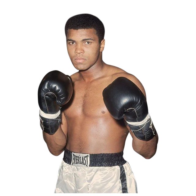 World heavyweight boxing champion Muhammad Ali in training at the Royal Artillery Gymnasium in London for his upcoming...