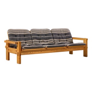 Yngve Ekström for Swedese Dymling Mid Century Swedish Pine Sofa For Sale
