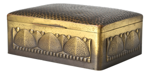 German Brass Cigarette Box from Wumak, 1920s