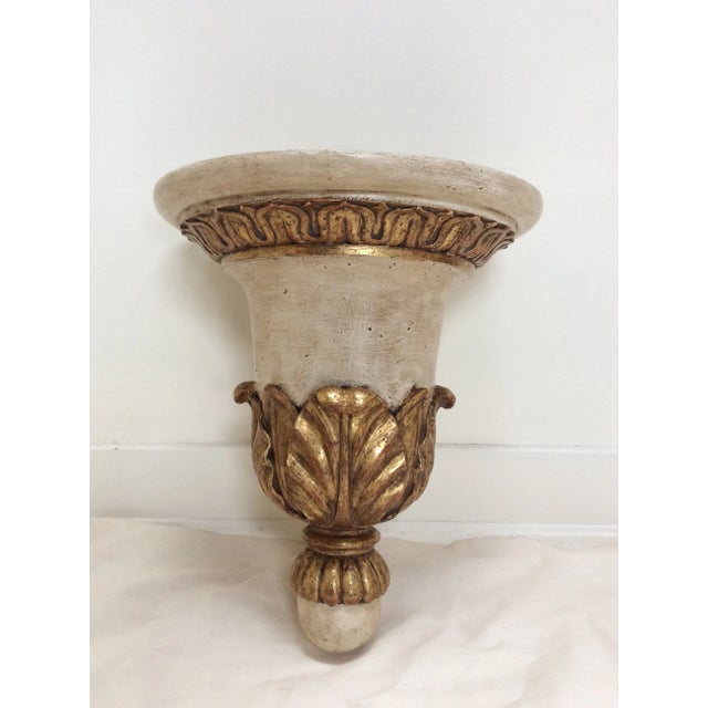 Wood Massive Italian Wall Brackets - A Pair For Sale - Image 7 of 9