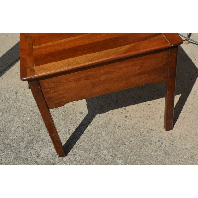 Wood 1970s Pair of Bob Timberlake Lexington Cherry Wood Side / End Tables W/ Drawers For Sale - Image 7 of 18