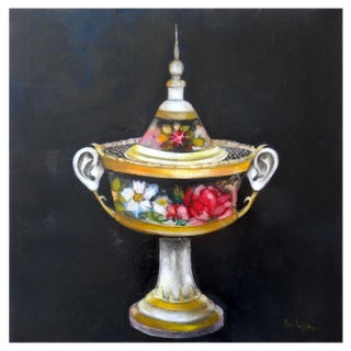 Ilze Laizane, Dish with Ears, 2020, Oil on Canvas For Sale