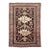 Antique Caucasian Kuba Village Life, Natural Dyes, True Art Rug 3 x 4 For Sale