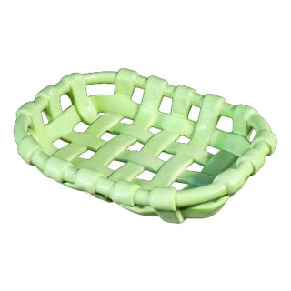 Ceramic Sweet Basket from Lenci, 1930s For Sale