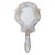 Venetian Floral Murano Glass Hand Mirror, Italy, 1950s For Sale - Image 12 of 12