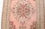 Vintage Turkish Area Rug, 9'9" X 5'4" Hand-Knotted Floral Oushak Carpet, Soft Pink and Taupe Decorative Wool and Cotton Blend Rug For Sale - Image 9 of 9