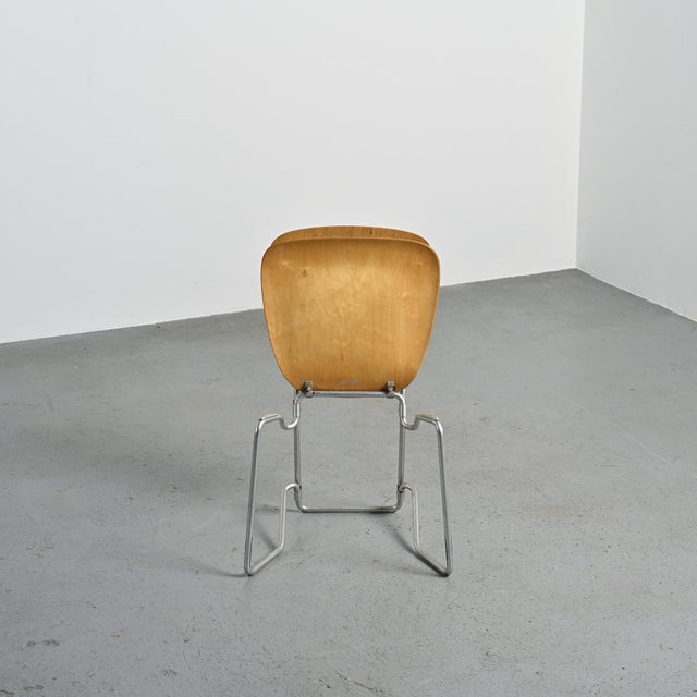 1960s Chairs by Armin Wirth for AluFlex, 1960s, Set of 6 For Sale - Image 5 of 13