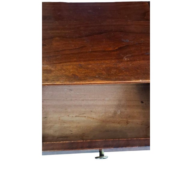 Brown Empire Style Console Table, 1950 For Sale - Image 8 of 9