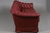 Vintage Three-Seater Sofa in Oxblood Leather with Deep Buttoning, 1930s For Sale - Image 4 of 9
