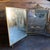 Antique French Gilt Metal Triptych Mirror with Floral Crest, 1890s For Sale - Image 6 of 12