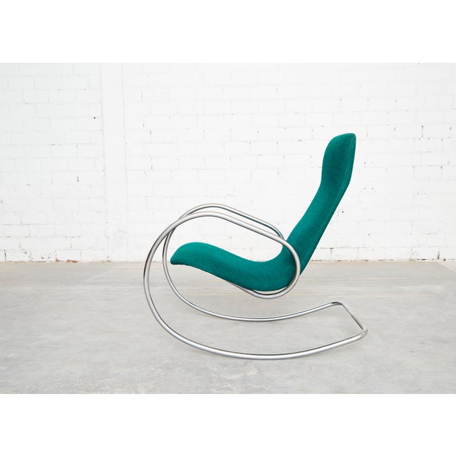 Bauhaus Vintage S826 Cantilever Rocking Chair in Chrome by Ulrich Böhme for Thonet, 1970s For Sale - Image 3 of 18