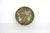 Olive Vintage Enamelled Brass Pedestal Bowl Hand Painted Enamel Birds and Flowers For Sale - Image 8 of 13