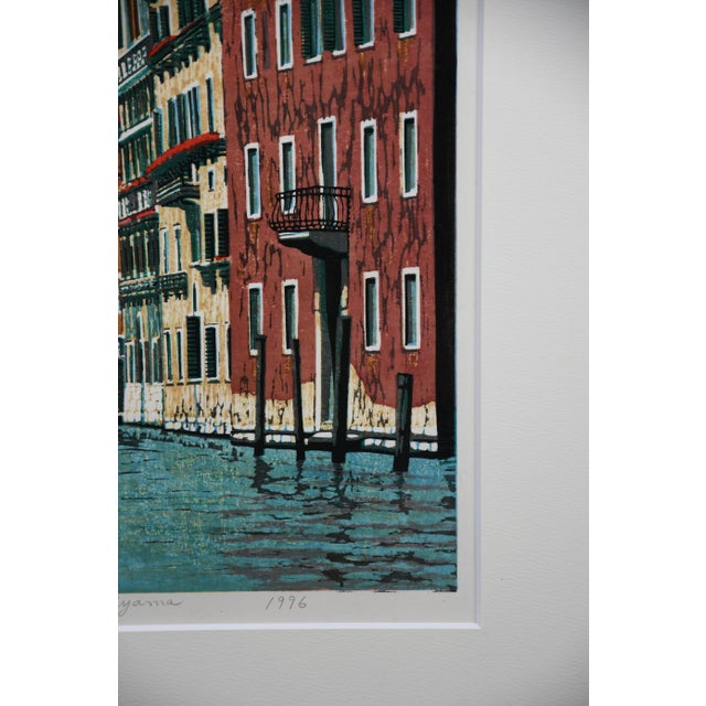 Mototsugu Sugiyama, Venice Part II, 1996, Woodblock Print For Sale - Image 4 of 15