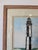 1990s 1990’s Joanna Krasnansky Coastal Lighthouse Watercolor Painting, Framed Under Glass For Sale - Image 5 of 12