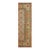 Vintage Persian Tabriz Taba Tabai Wool 3x10 Orange & Ivory Handmade Runner Rug #1144062 For Sale