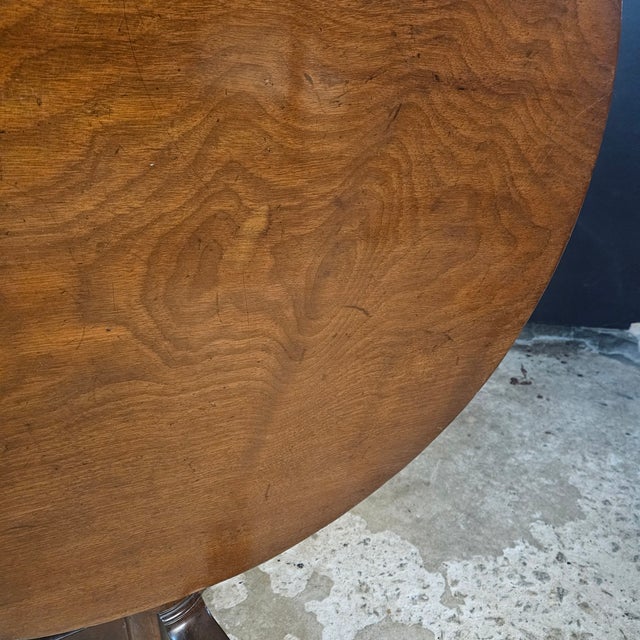 Late 19th Century Small Round Mahogany Chippendale Style Tilt Top Dining/Tea Table With Ball & Claw Feet For Sale - Image 15 of 16