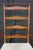 Early 20th Century Antique Shaker Style Maple Ladderback Elder's High Back Arm Chair Woven Seat For Sale - Image 5 of 18
