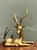 Vintage Brass Deer Sculpture For Sale - Image 13 of 16