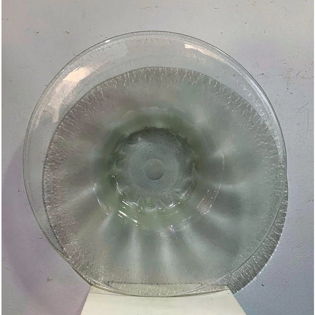 Mid-Century Modern Glass Bowl by W. J. Rozendaal for Kristalunie Maastricht, 1950s For Sale - Image 3 of 9