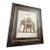 Grand Scale British Colonial "Indian Ceremonial Elephant" Mughal Style Statement Print Framed For Sale